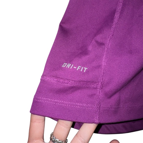 Nike Dri-FIT Running T-Shirt Purple Size XL Athletic Training Gym Activewear Top - Picture 5 of 5